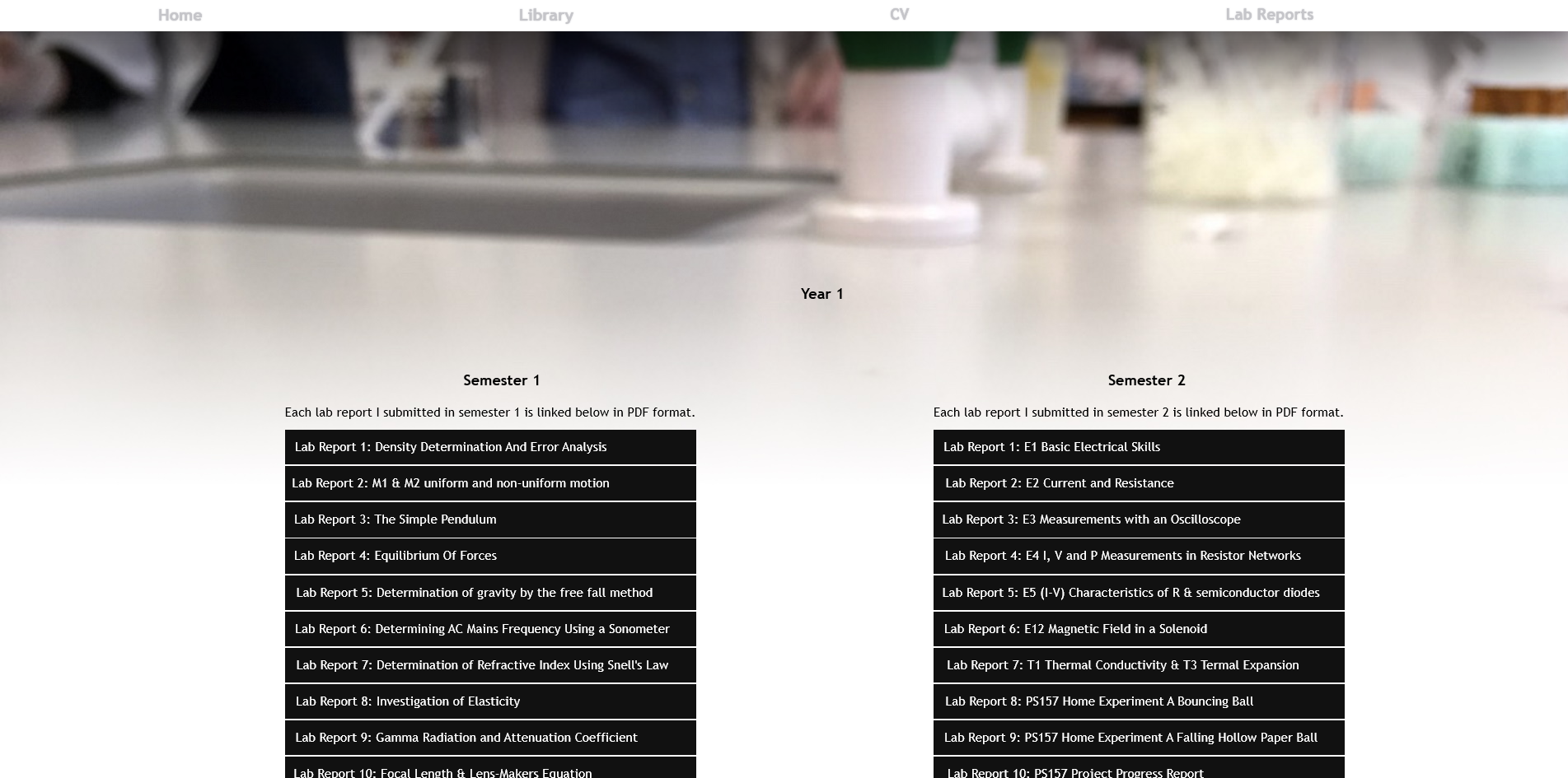 Original Website Lab Reports